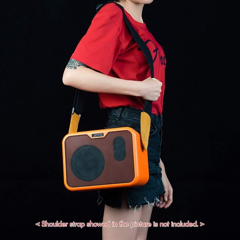 JOYO MA-10A Mini Portable Acoustic Guitar Amplifier Speaker Switchable Normal/Bright Dual Channel 10W Amp, Orange image number 4