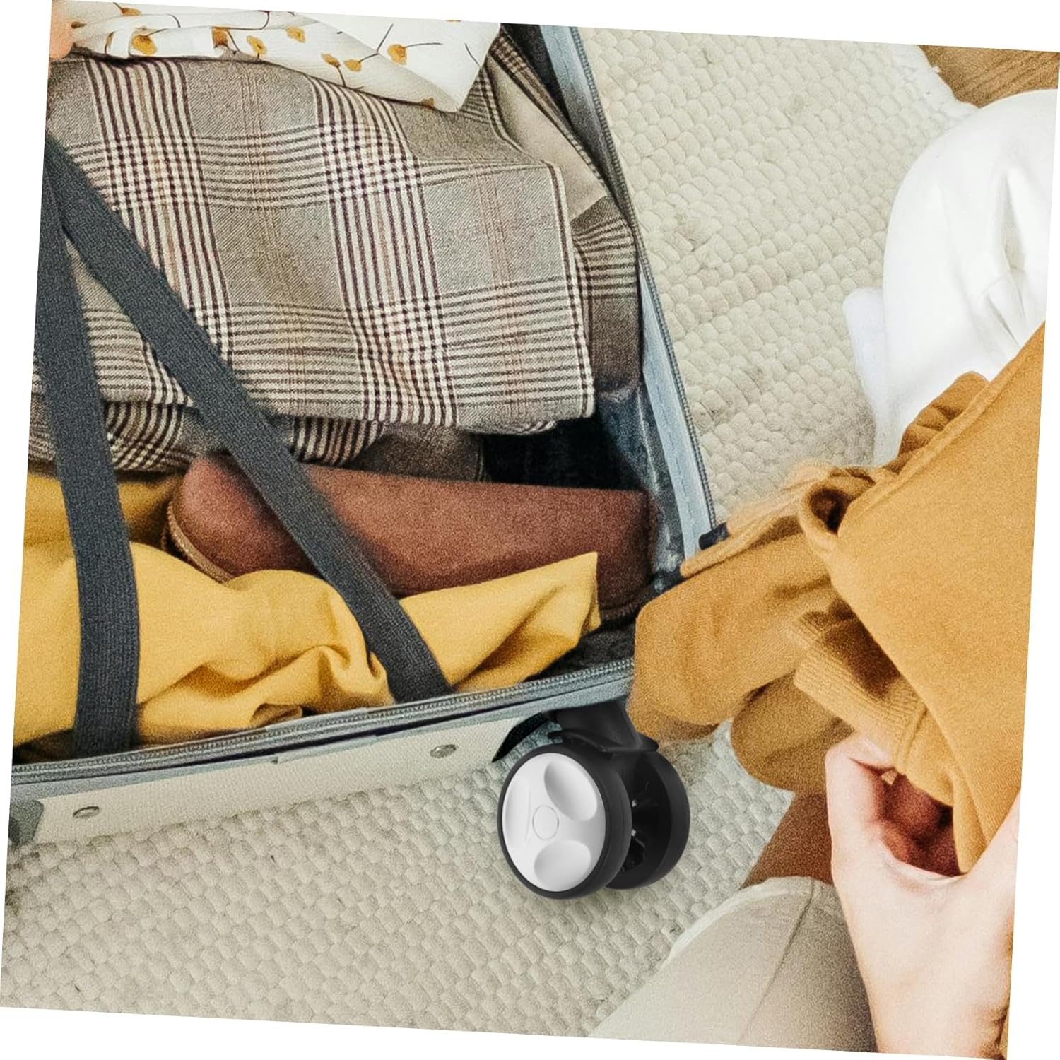 VANZACK Suitcase Wheel Repair Replacement Luggage Small Swivel Wheels for Suitcase for Travel image number 6