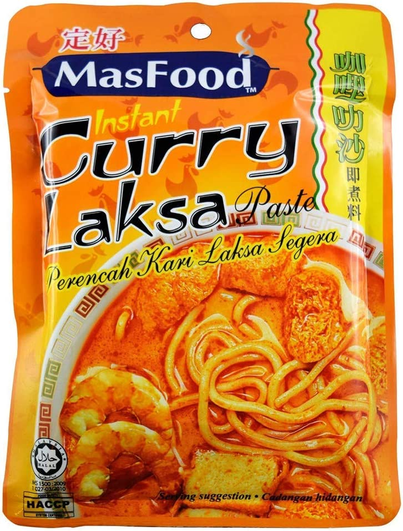 Masfood Instant Laksa Curry Paste, 180 G
