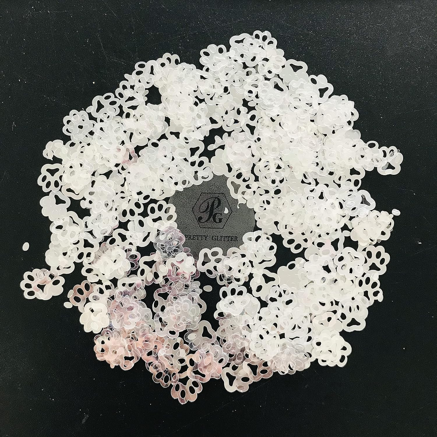 Prettyg 10 Grams/Pack - Red Green Blue Yellow Color Mixes Puzzle Shape Glitter Sequins - Festival Rave Beauty Makeup Face Body Nail Art Decoration Bp-Puzzle