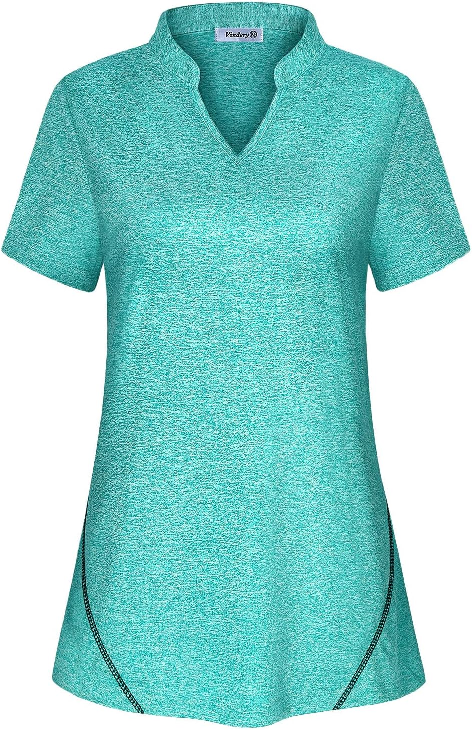 Vldnery Women'S Yoga Top Square Neck Loose Fit Athletic Moisture Wicking Quick Dry Running Workout Top