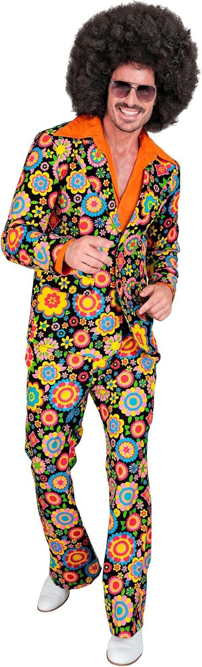 Widmann 18701 Costume 60S Suit, Multicoloured, S image number 4
