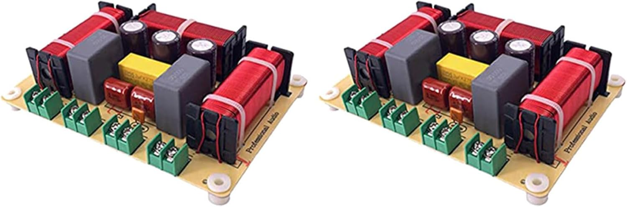 2PCS 4 Way 300W Speaker Frequency Divider Home Theater Hifi Stereo 4Unit Circuit Stereo Audio Crossover Filters image number 6