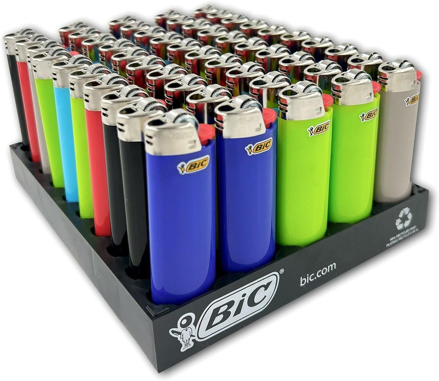 50X Bic Lighters Genuine J26 Maxi Cigarette Lighter