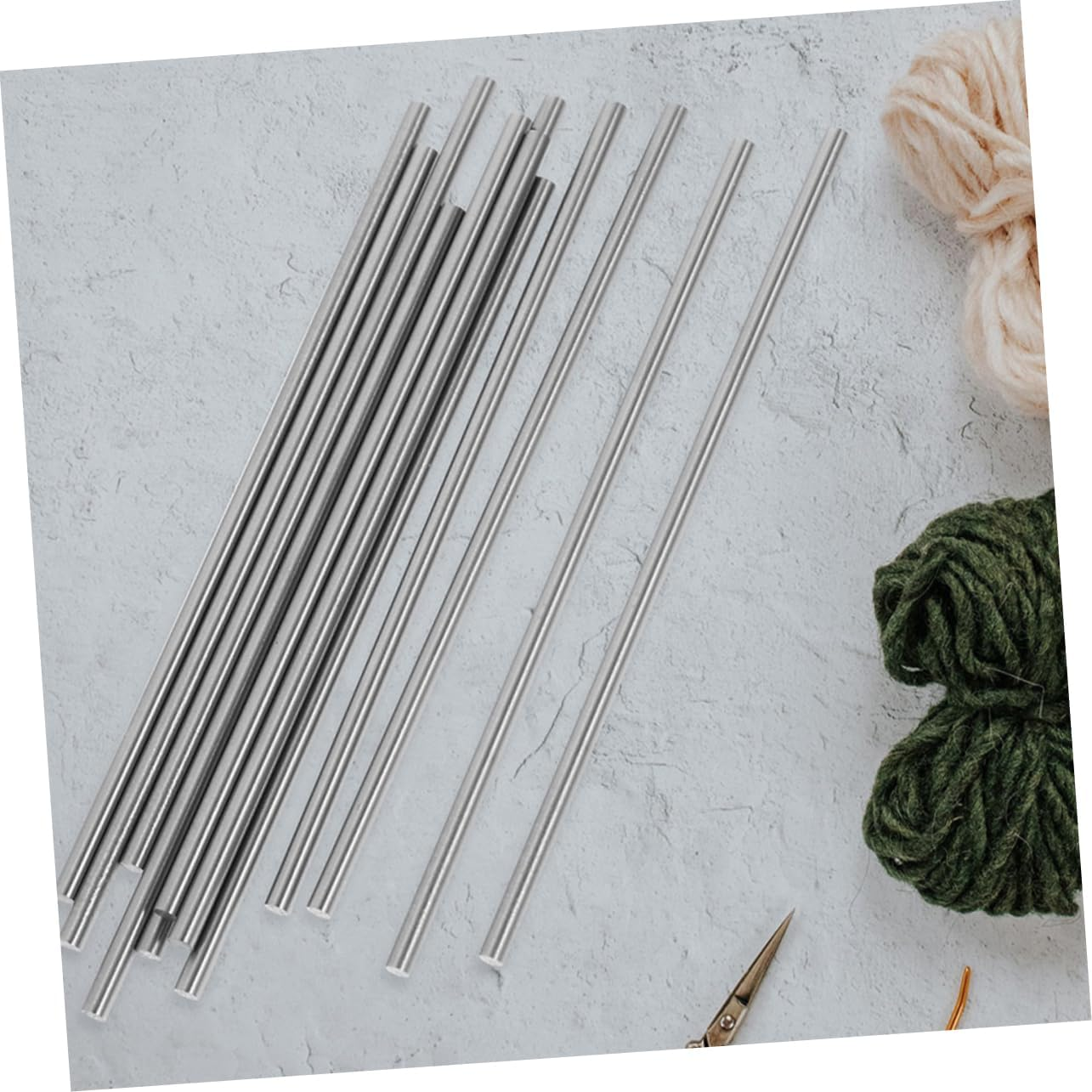 STOBOK 20Pcs Stainless Steel Pins Crochet Blocking Board Blocking Pins for Crocheting Knitting Supplies Accessories