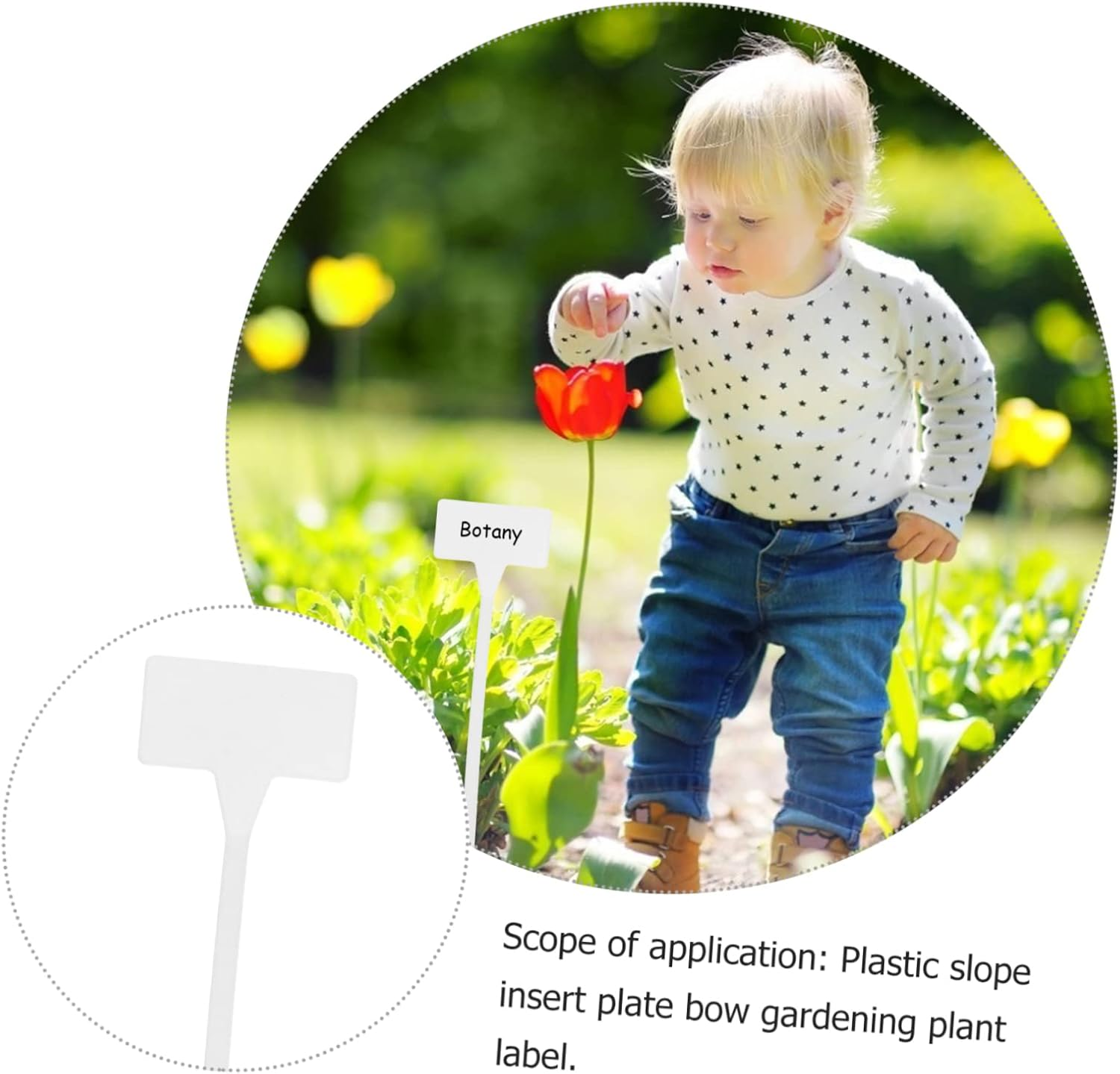 Plant Tags 10 Pack Garden Labels Gardening Accessories Tree Labels Plant Markers Decorative Garden Tags image number 4