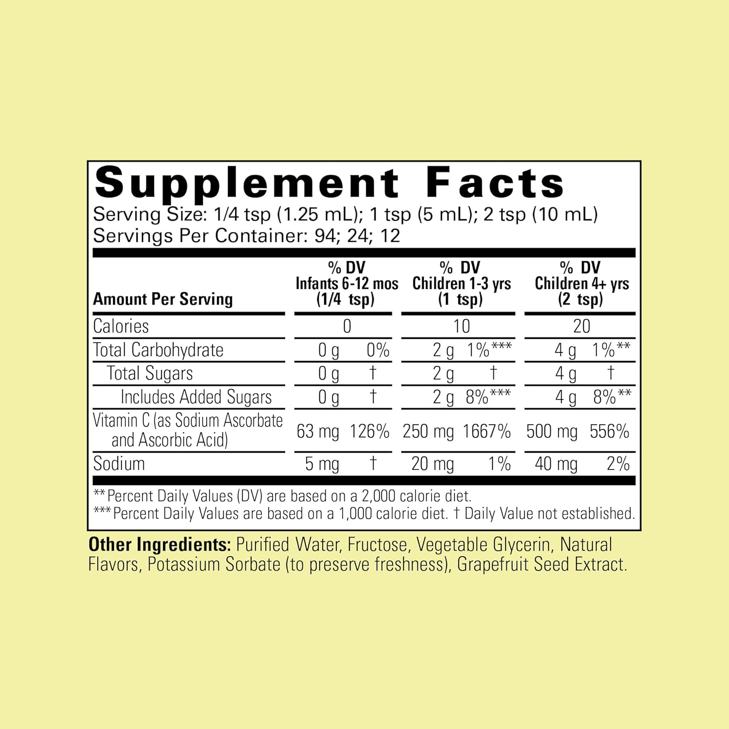 Childlife Child Life Liquid Vitamin C, Orange Flavor, Glass Bottle, 4-Ounce image number 1