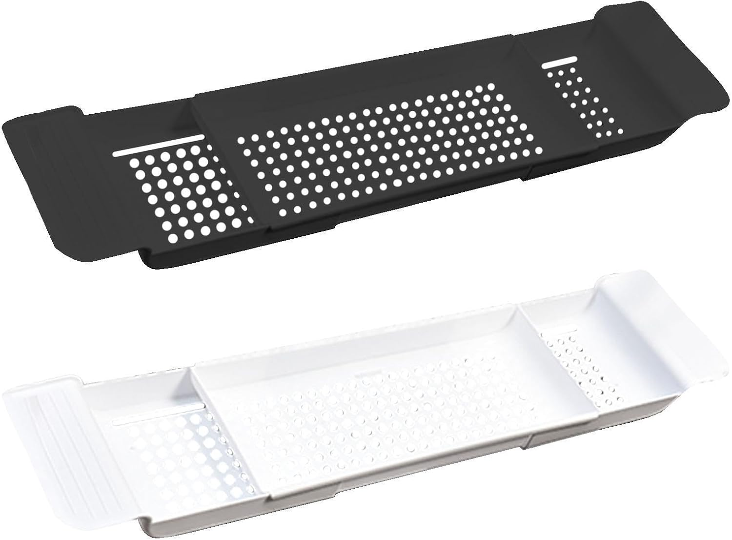 Bathroom Tub Tray, Bathtub Caddy Tray over Bath, Expandable Bath Caddy Tray, Adjustable Bathtub Caddy Tray, Extendable Bath Caddy Tray for Bathtub,Multifunction Bathtub Tray for Candle Towel Book Wine