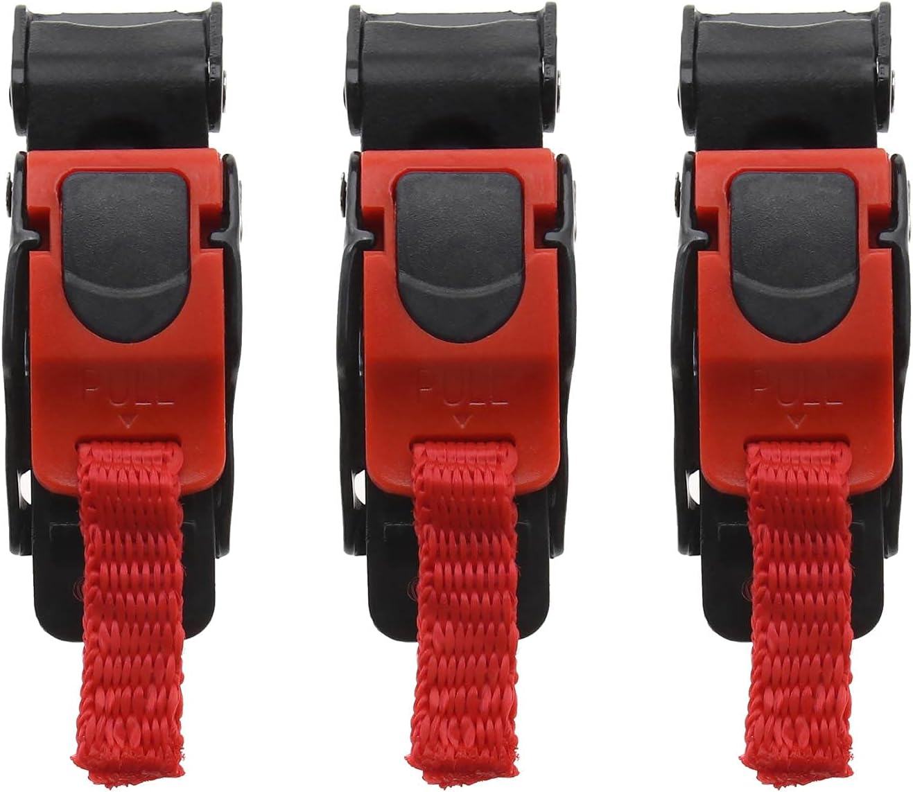 Emsea 3 X Motorcycle Plastic Helmet Quick Release Speed Clip Chin Strap Pull Buckle