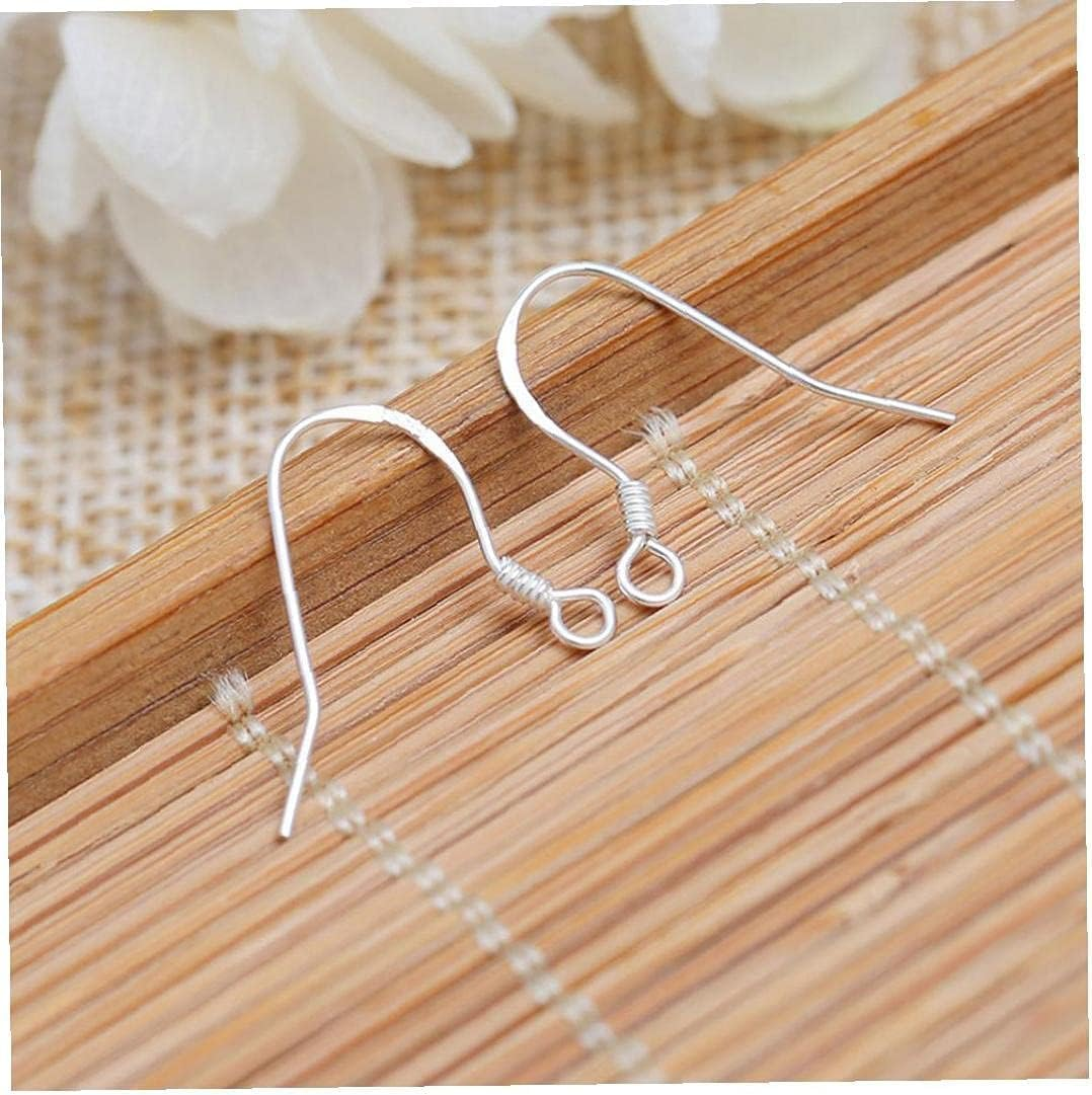 10 Pairs 925 Sterling Silver French Wire Earring Hooks Fish Hook Earrings Sterling Silver Earwires for DIY Jewelry Customize Making for DIY Jewelry Customize Making image number 5