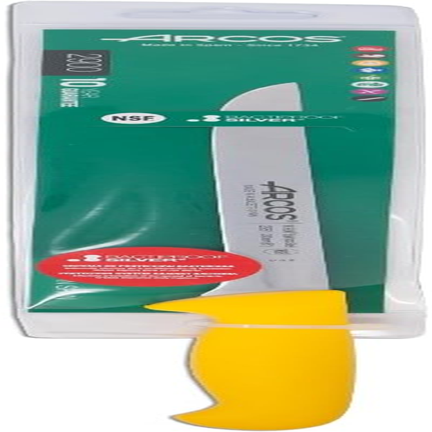 ARCOS Fillet Knife 8 Inch Nitrum Stainless Steel and 200 Mm Blade,Sharp Steak Knife to Fillet Meat and Fish, Ergonomic Polypropylene Handle,Series 2900, Color Yellow - Red image number 5