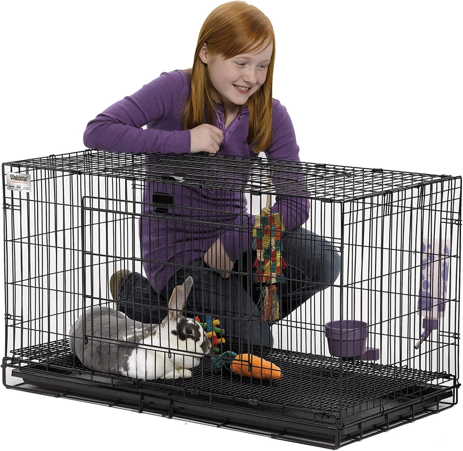Midwest Homes for Pets Wabbitat Folding Rabbit Cage image number 4