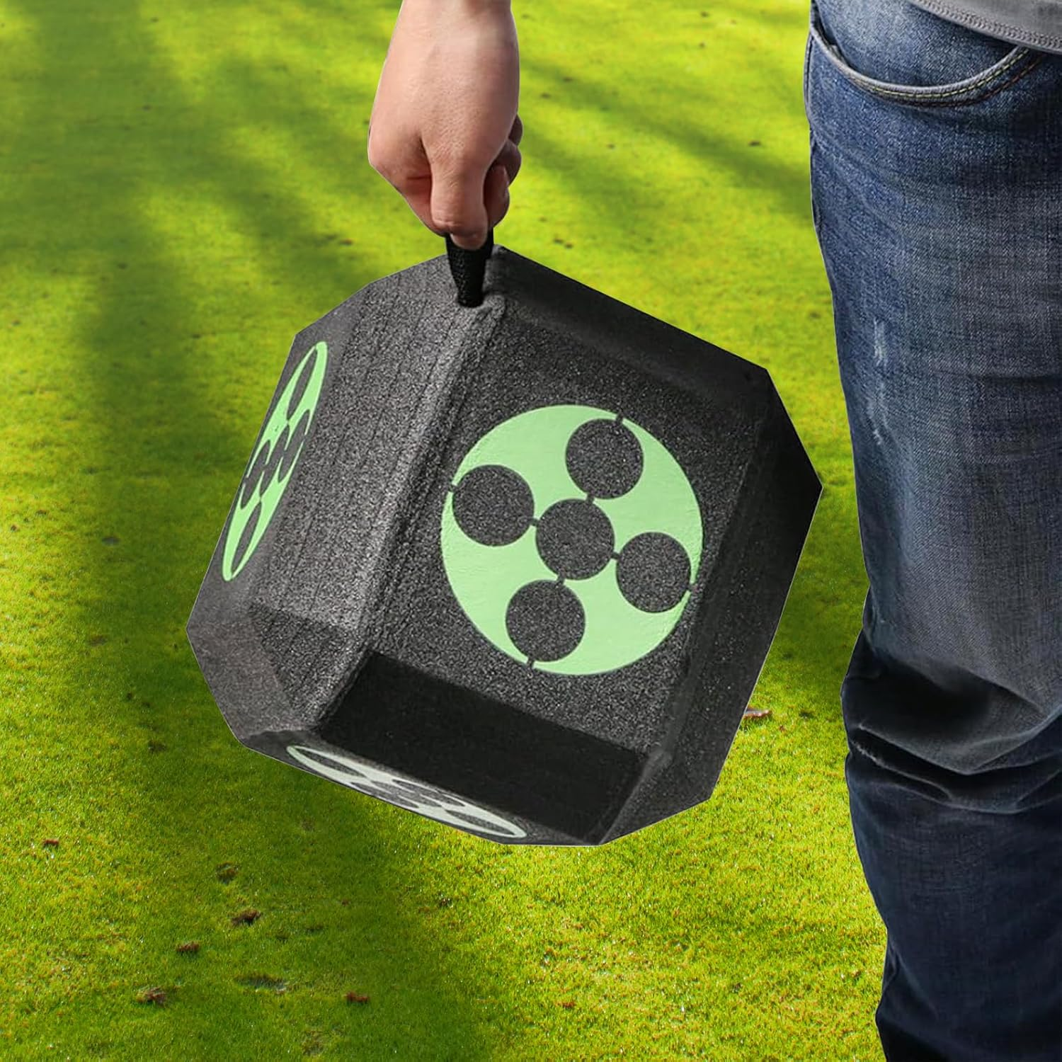 Youngly 3D Archery Target High Density Polyhedral Self Healing Foam Cube Target Shooting