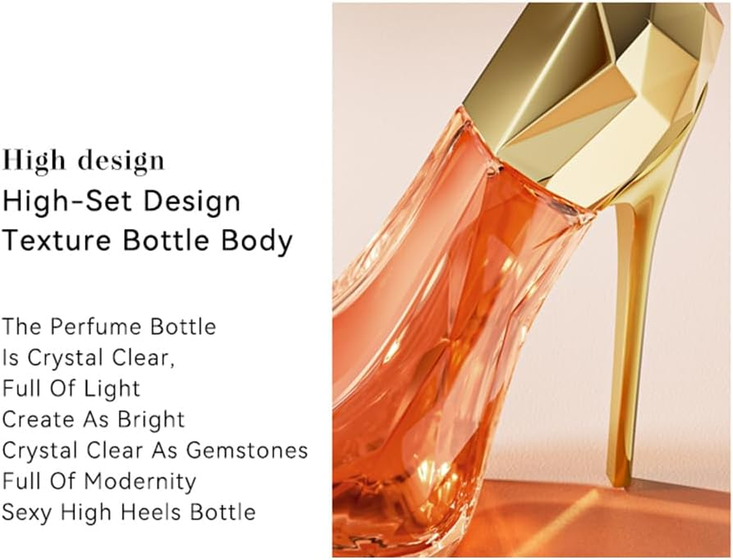 SUIOPPYUW Elegant Boundless High Heel Perfume with Natural Fragrance Appeal Timeless Elegance Embrace Noble and Classic