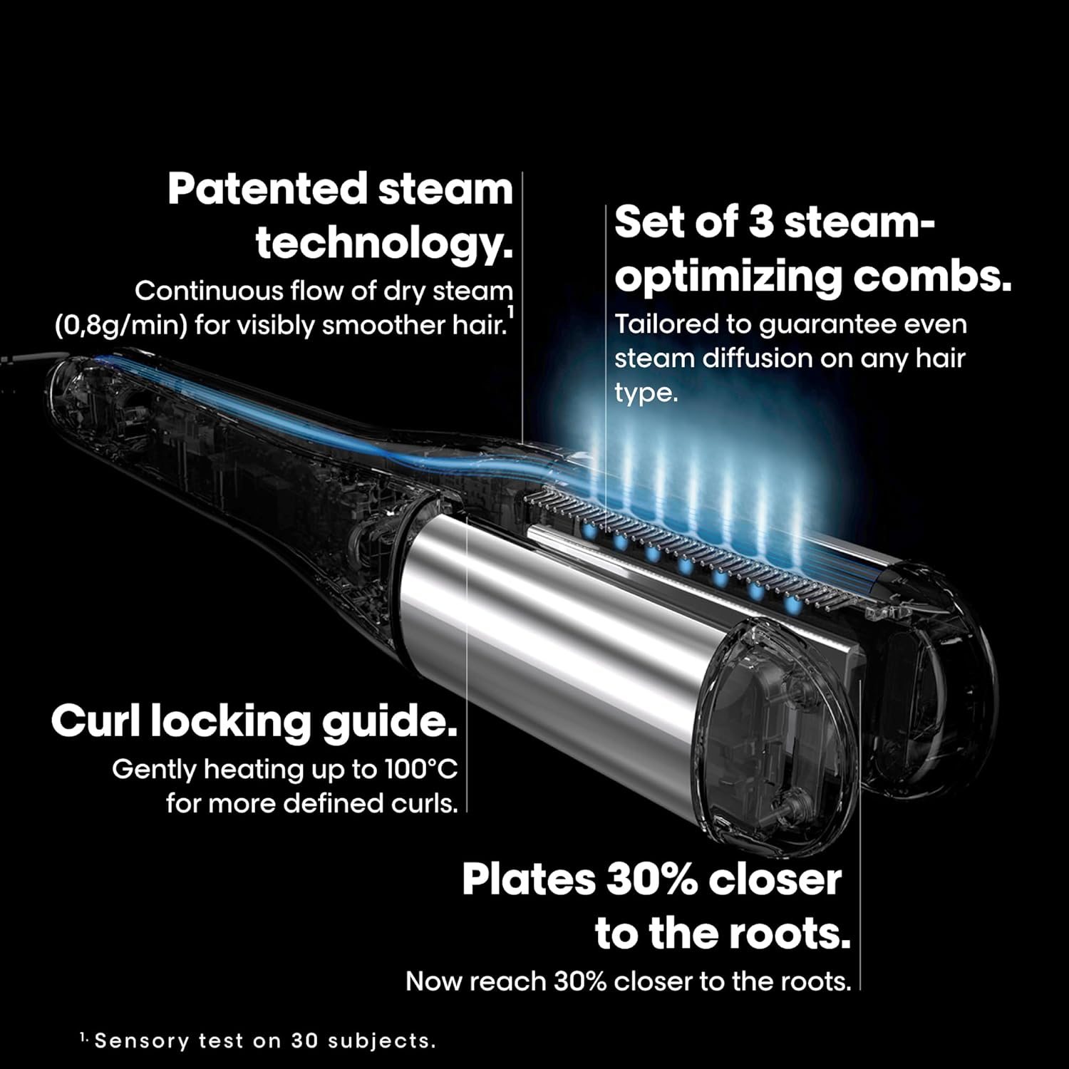 L'Or&eacute;al Professionnel Steam Hair Straightener & Styling Tool image number 2