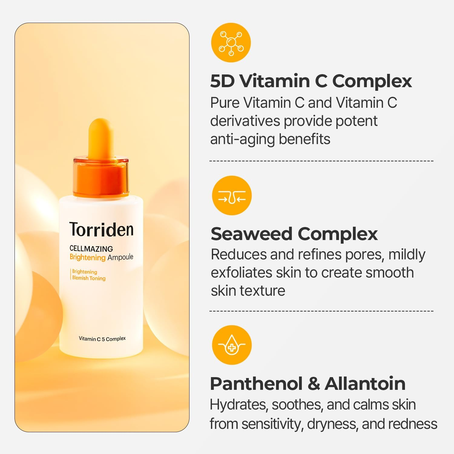 Torriden Vita C Brightening Ampoule image number 3