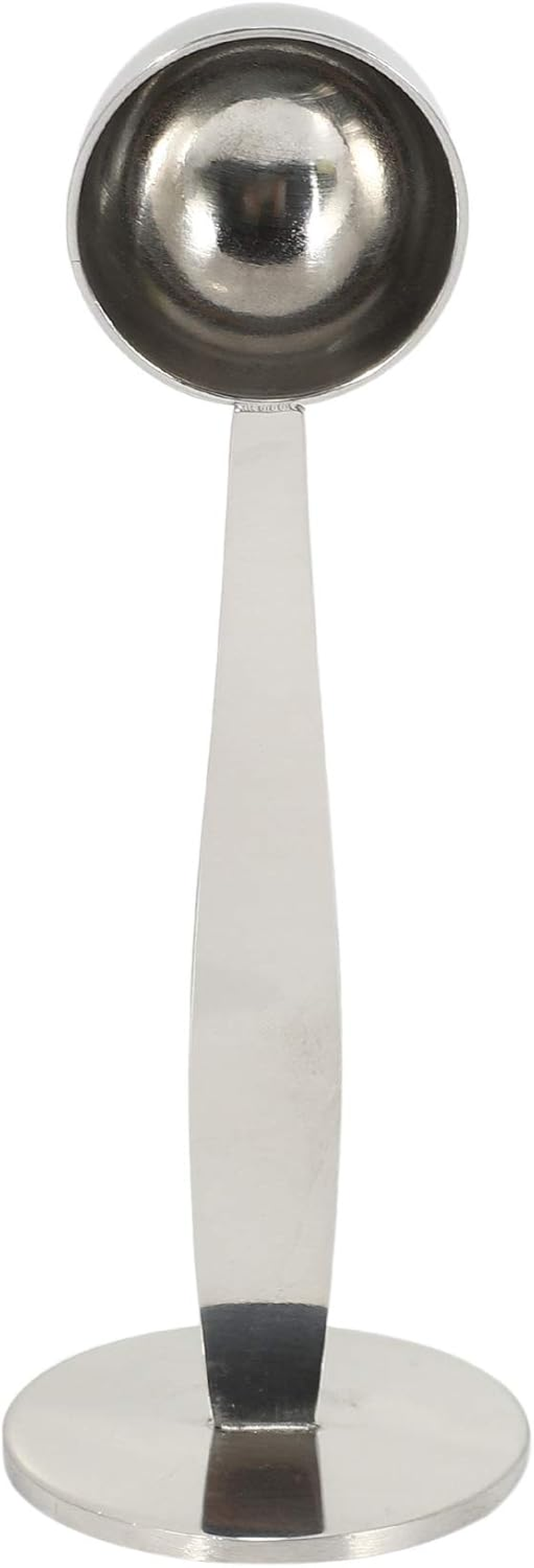 GRARRO Espresso Stand Coffee Measure Tamper Spoon Stainless Steel Coffee & Tea Tools Measuring Tamping Scoop 1 Pieces Silver image number 4