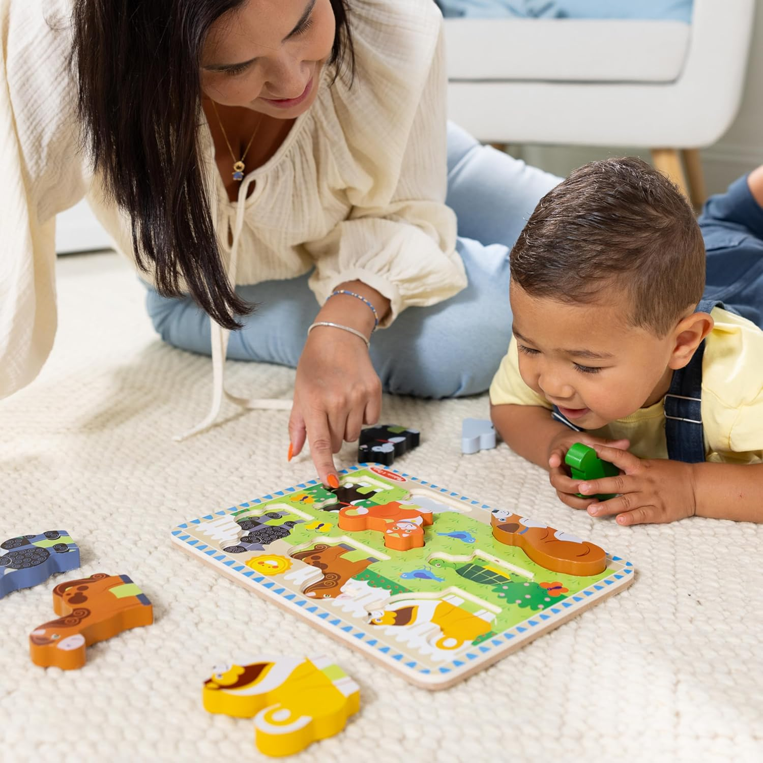 Melissa and Doug - Pets Chunky Puzzle 8 Pieces image number 3