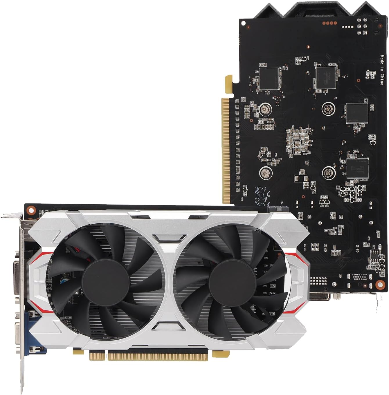 Gtx750Ti Graphics Card, 2GB GDDR5 128BIT 1072Mhz GPU Clock Graphics Card with Dual Cooling Fan, Gaming Video Card for Desktop Computer (Gtx750Ti 2G D5) image number 4