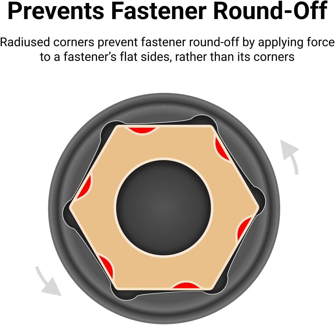 TEKTON 1/2 Inch Drive 6-Point Impact Socket Set, 45-Piece (5/16-1-1/4 In., 8-32Mm) | SID92403 image number 6