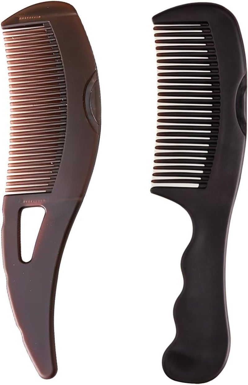 LQIOACU 2 Pieces anti Dandruff Comb Massage Comb with Hollow Teeth for Men and Women Removes Dandruff and Dirt
