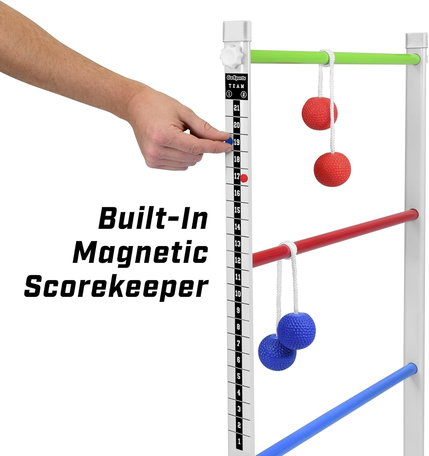 Gosports Premium Metal Ladder Toss Game Set