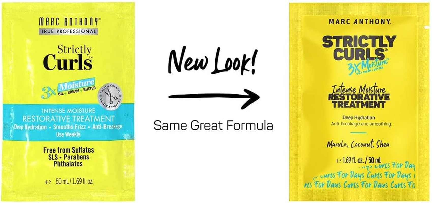 Marc Anthony Marc Anthony Strictly Curls 3X Moisture Restorative Treatment, 50 Millilitre