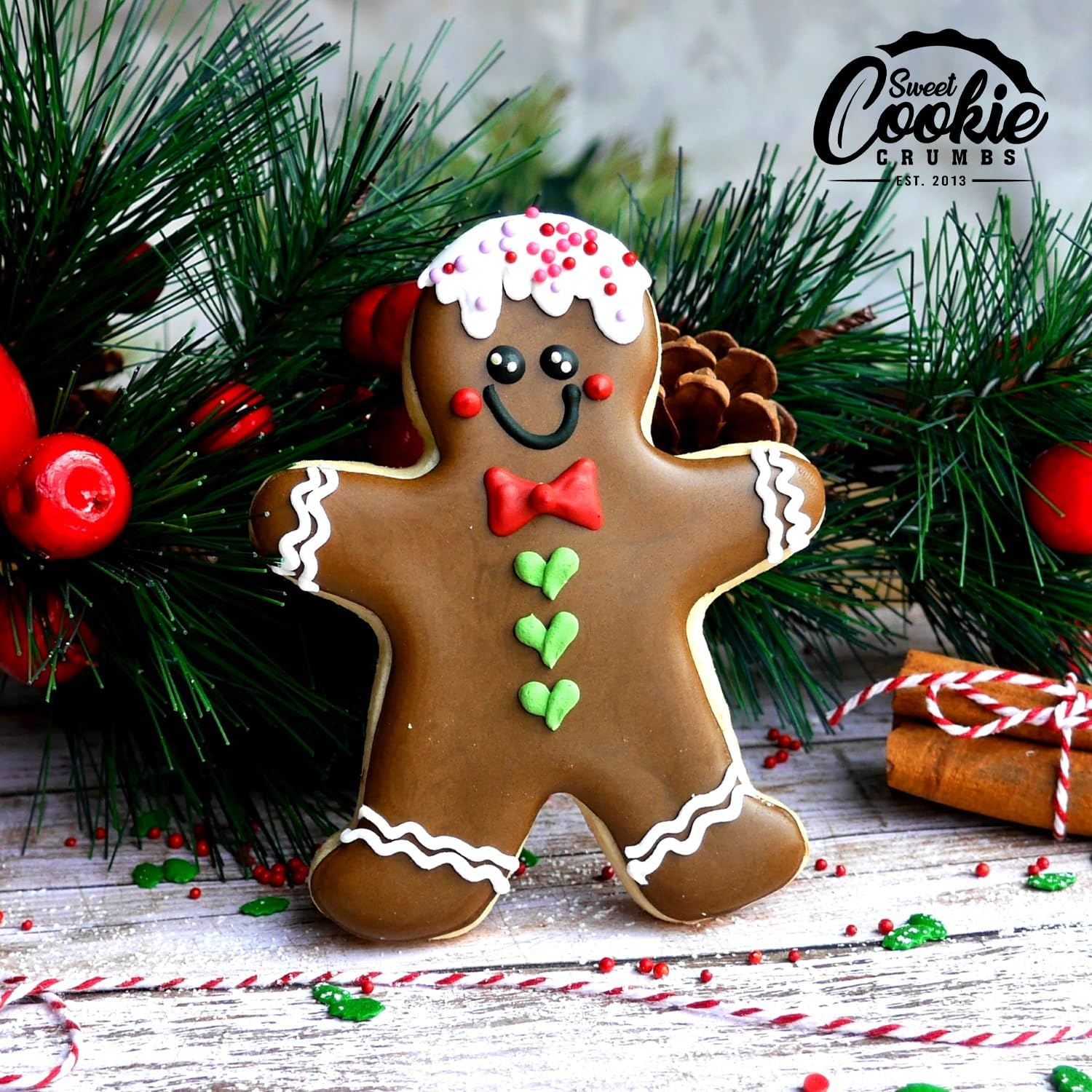 Gingerbread Man Cookie Cutter Set, 3 Piece, Stainless Steel image number 2