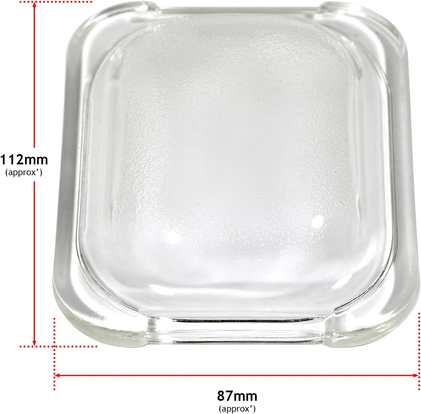 SPARES2GO Oven Light Glass Cover Lamp Bulb Compatible with Siemens 187384 00187384