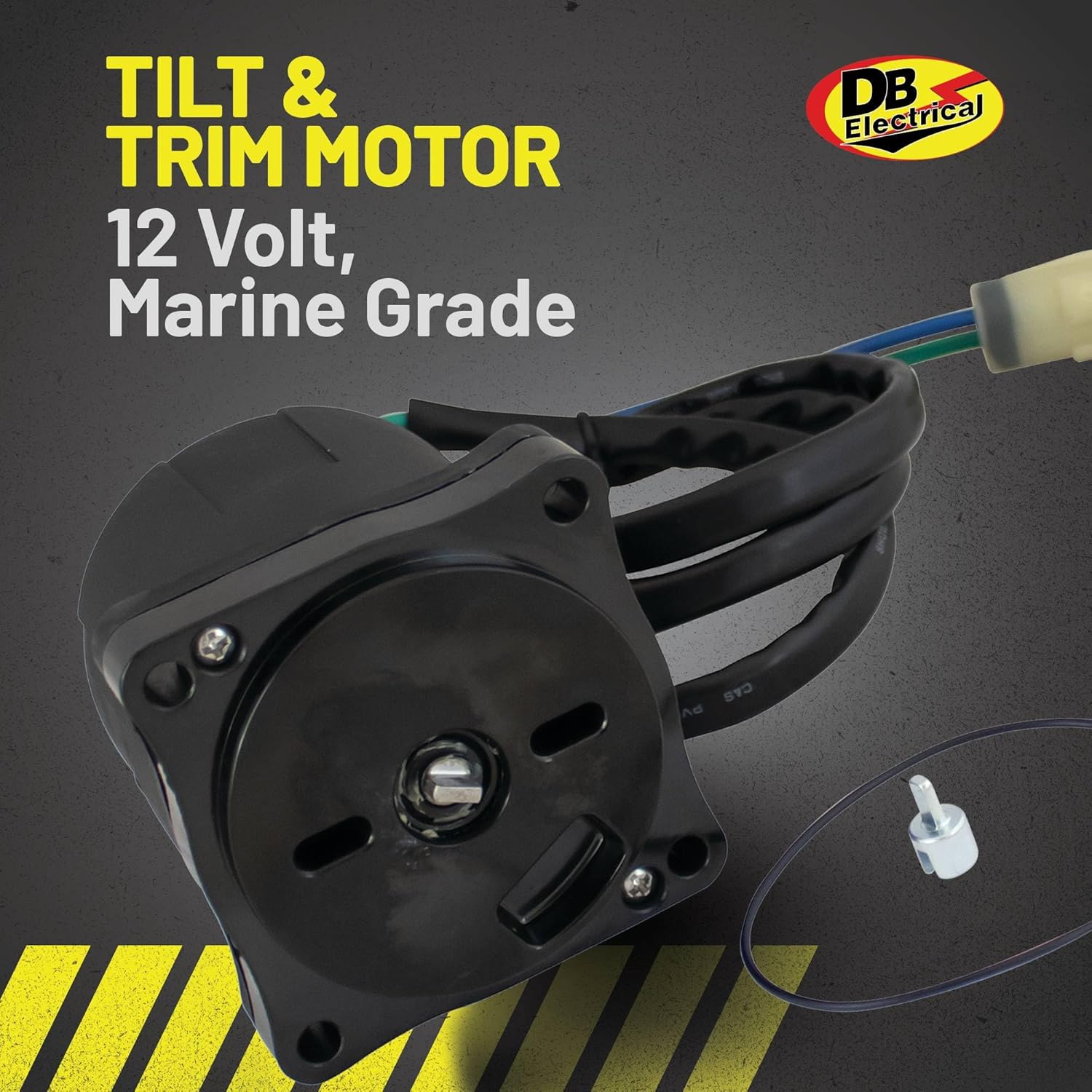 DB Electrical New Tilt & Trim Motor TRM0104 Compatible With/Replacement for Honda BF175 All, BF200 2002-2014 36120-ZY3-013, 36120-ZY3-023, 6234 12V, Rotation RE image number 1