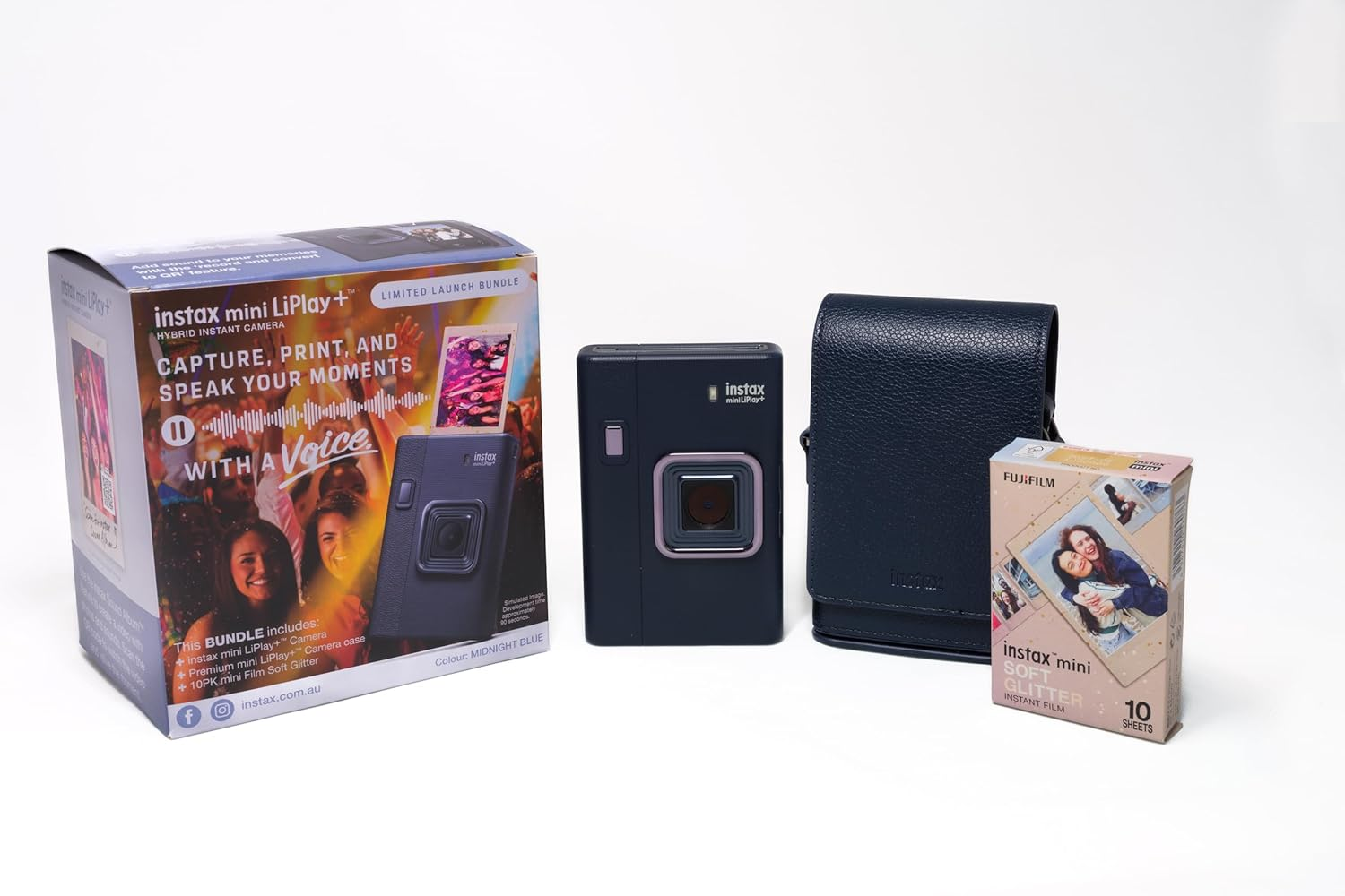 INSTAX Mini Liplay+ Camera, Sand Beige