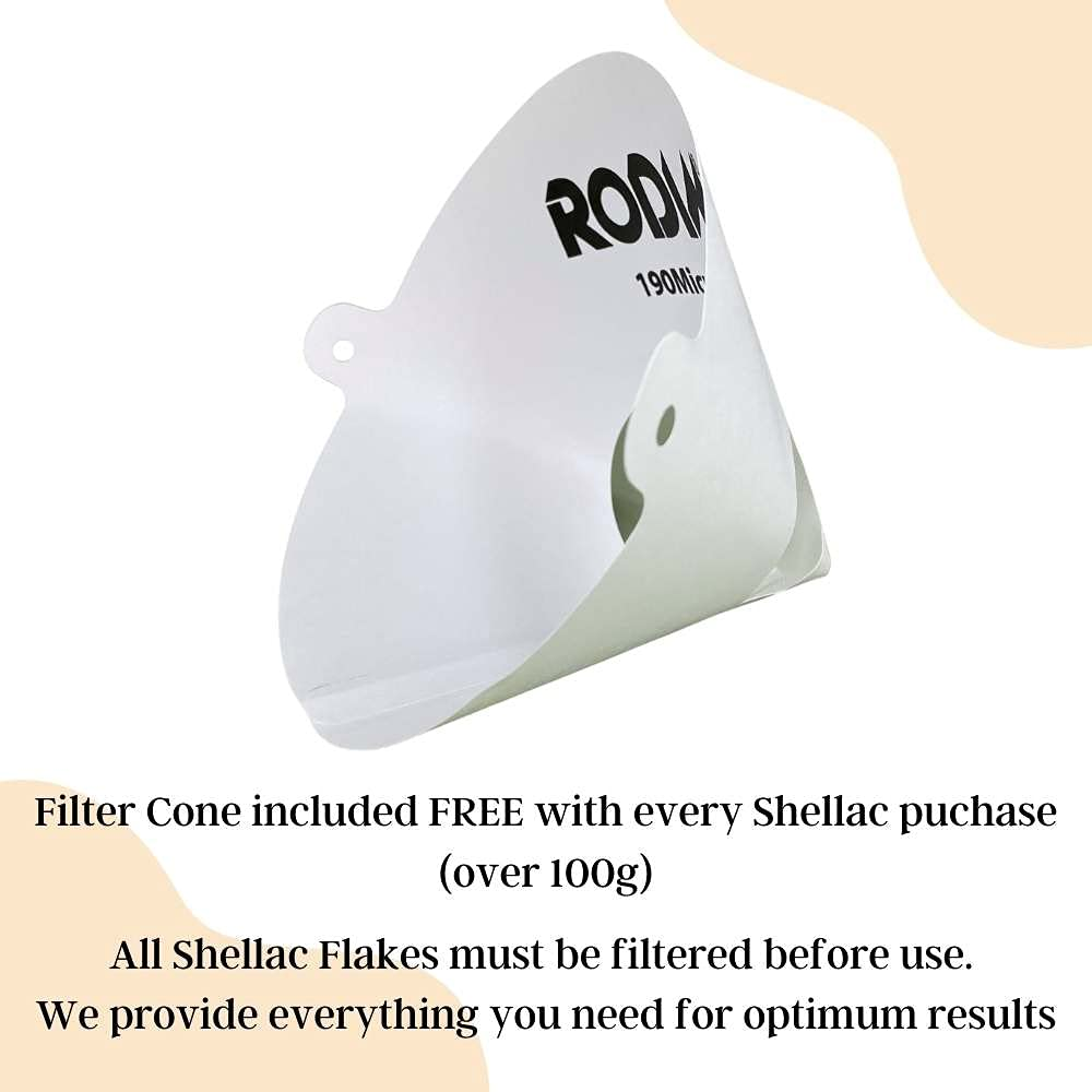 Dewaxed White Shellac - Bleached French Polish, 100G image number 1