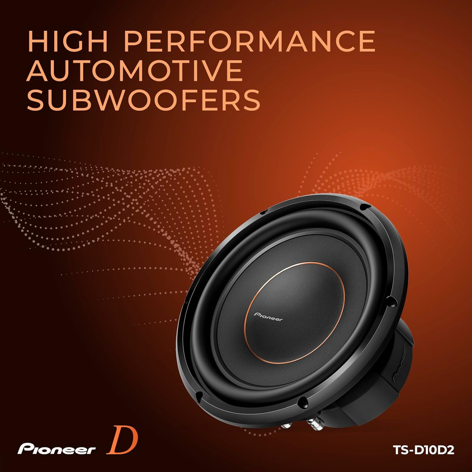 Pioneer TS-D10D2 10" D-Series Component Car Subwoofer, 2&Omega; Stable image number 1