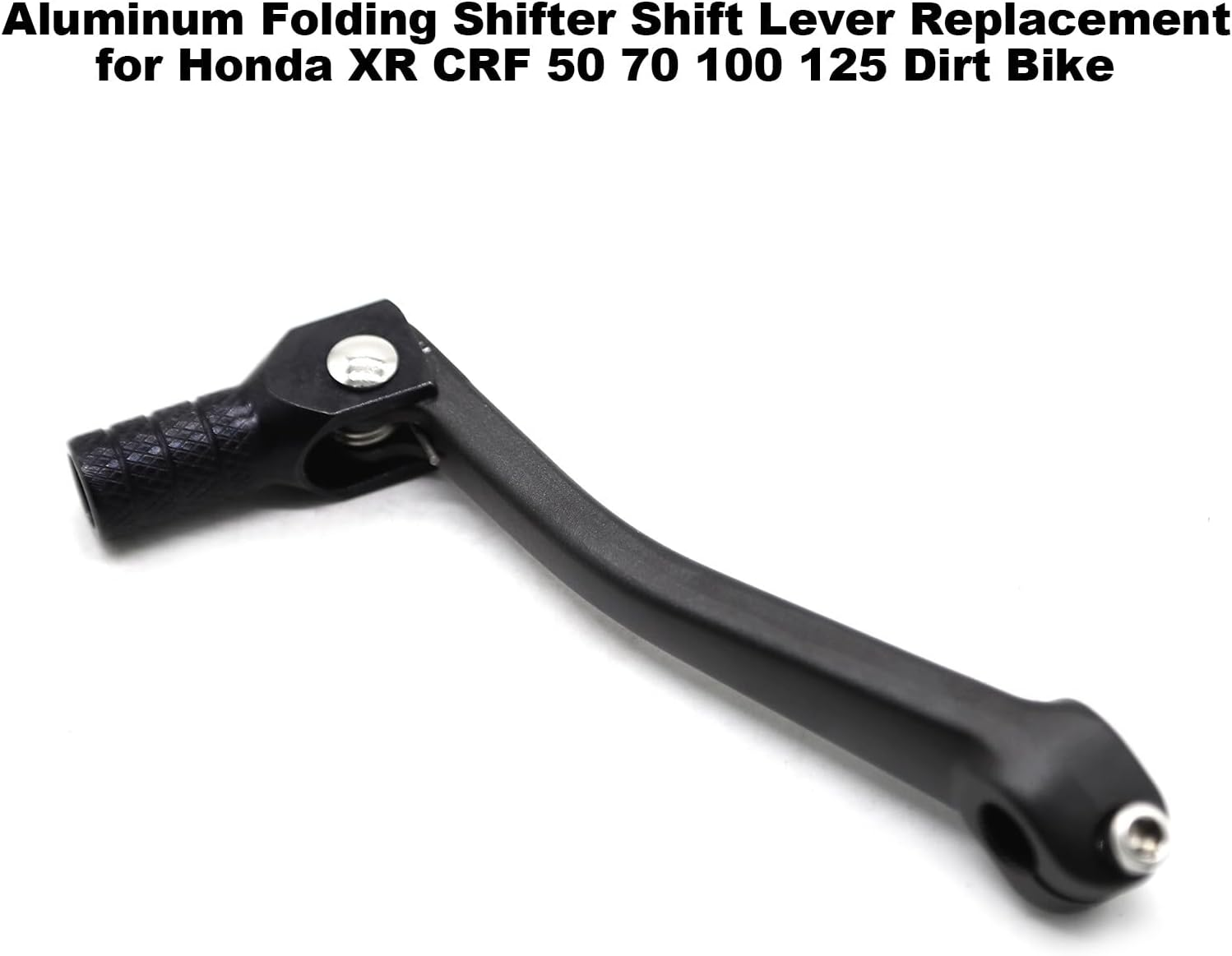 Xinyee Aluminum Folding Shifter Shift Lever Replacement for XR CRF 50 70 100 125 Dirt Bike image number 1