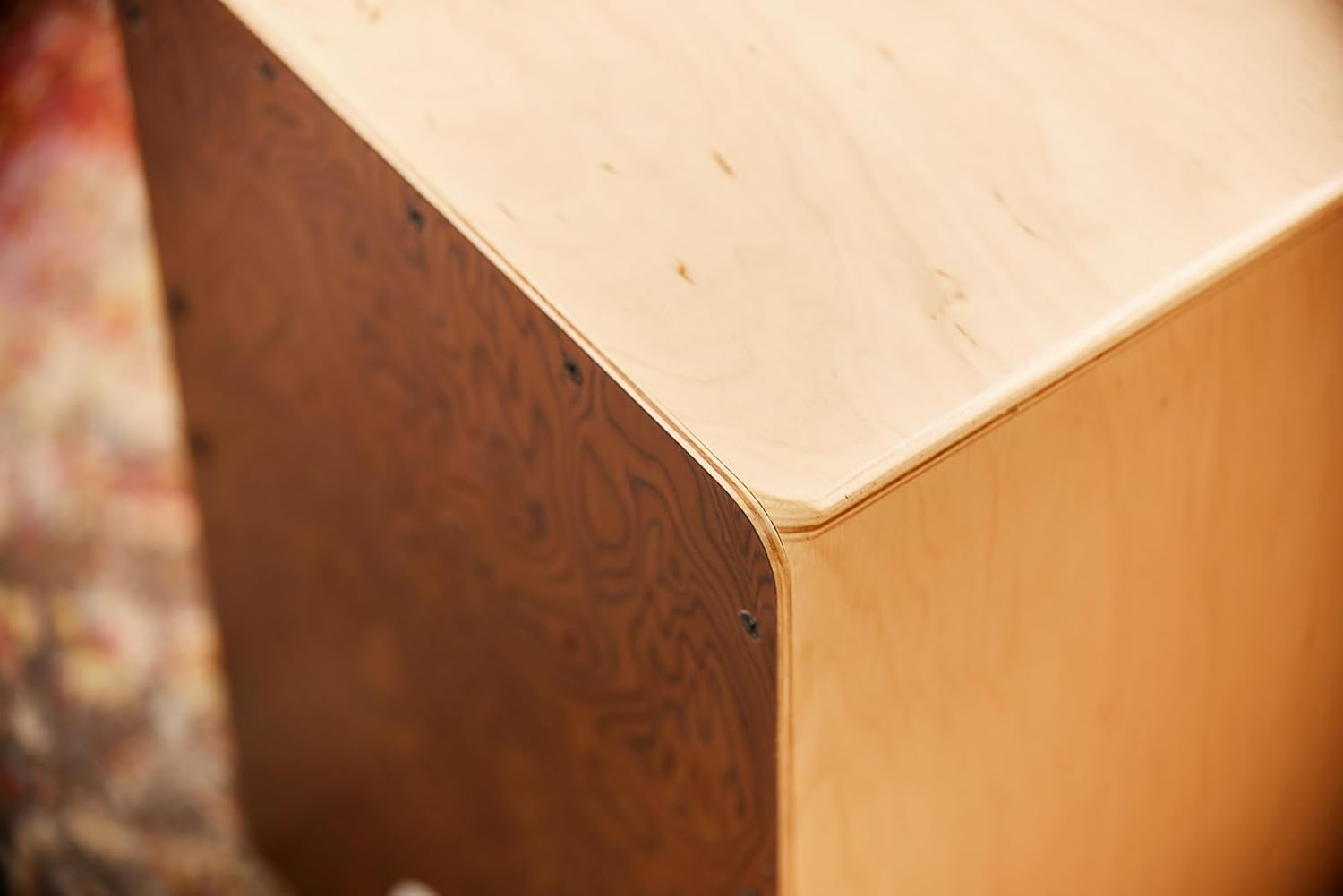 Meinl Percussion Snarecraft Cajon Box Drum with Internal Snares and Bass Tone for Acoustic Music &Acirc;&euro;&rdquo; Made in Europe &Acirc;&euro;&rdquo; Play with Your Hands, Baltic Birch, Burl Wood (SC80BW)