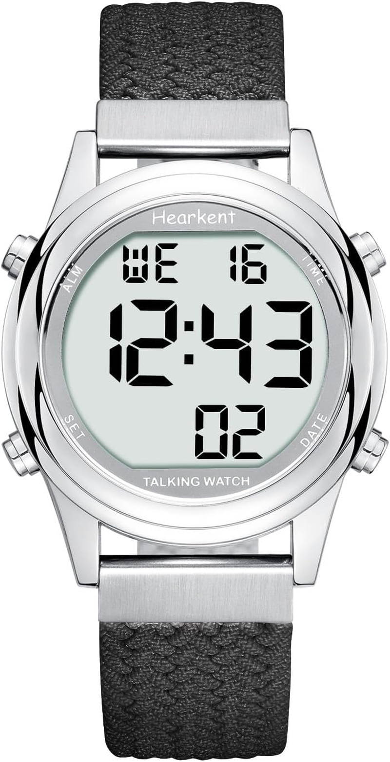 Hearkent Talking Watch for Women, Loud Clear Voice for Elderly Blind or Visually Impaired, Large Number Watch for Seniors