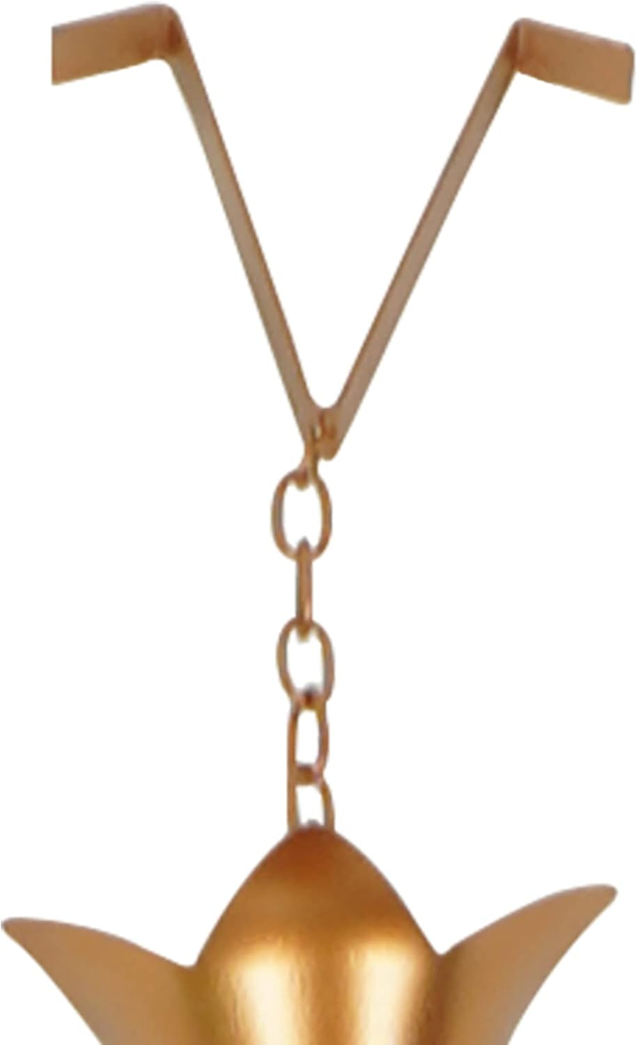 TZSSP Rain Chains Decorative Rain Chain Bell with 12 Cups, Rain Chain for Home Garden Patio Outdoor Decor,8-1/2 Length,102 Inch - Bell image number 7