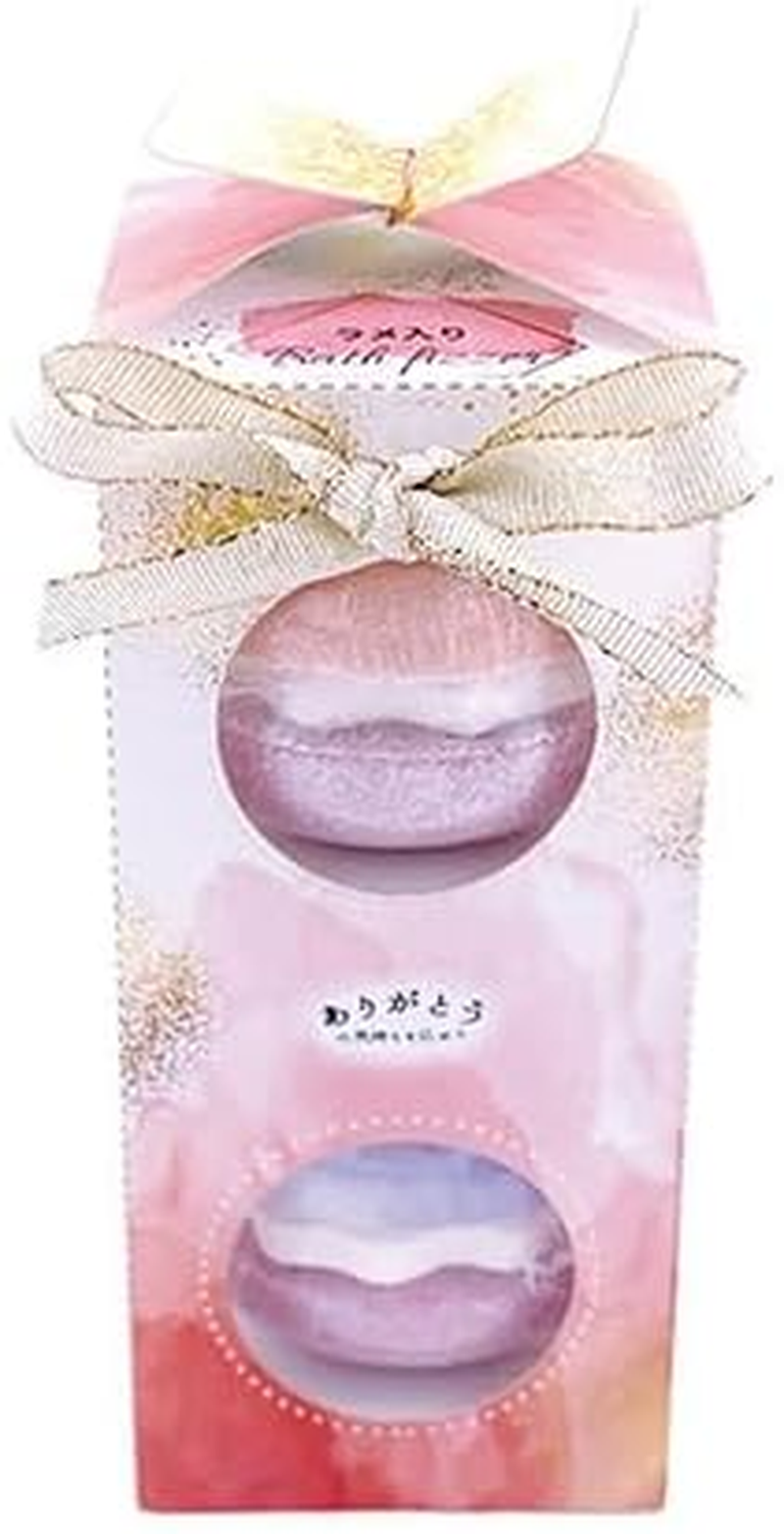 Honyaradou BTG31780 Macaron Lame Bath Bullet, Pink, 2-Piece Set