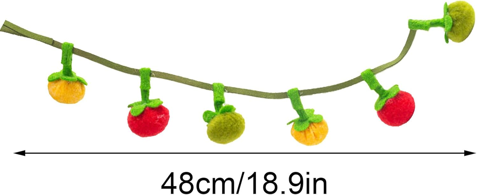 Shurzzesj Cat Toy with Catnip,Kitten Plush Catnip Toys | Boredom Animals Interactive Companion Tomato Shape for Backyard Park Living Room Bedroom image number 6