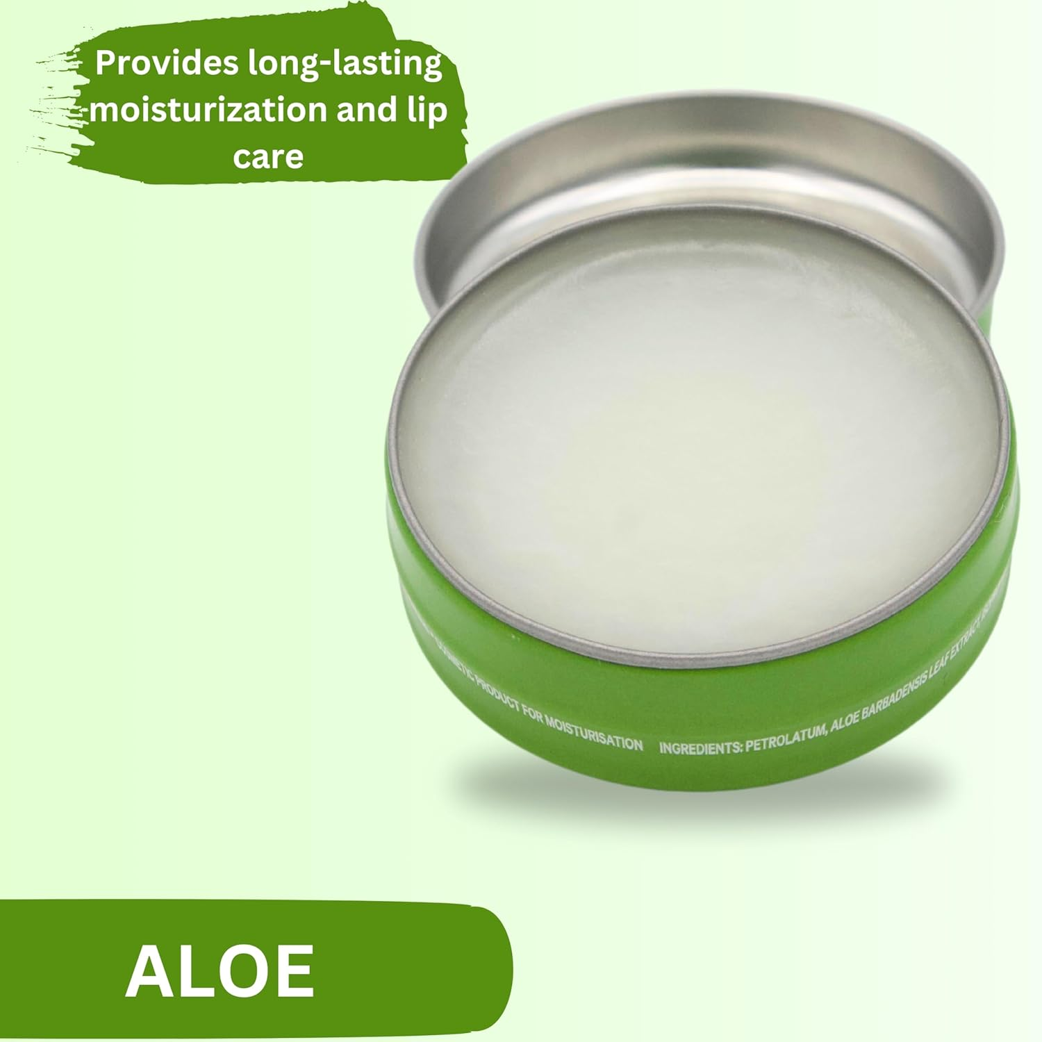 Lip Balm Set - Bundle with 4X20G Lip Balms (Rosy Lips, Cocoa Butter, Original, Aloe) and Glameno Silicone Applicator Brush in Glameno Drawstring Organza Bag image number 1