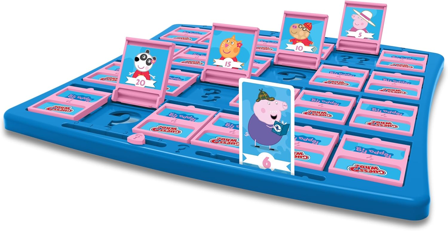 Winning Moves Guess Who? Peppa Pig Edition - Guessing Board Game about Your Favourite Characters from Peppa Pig - 2 Players Aged 6+ image number 5