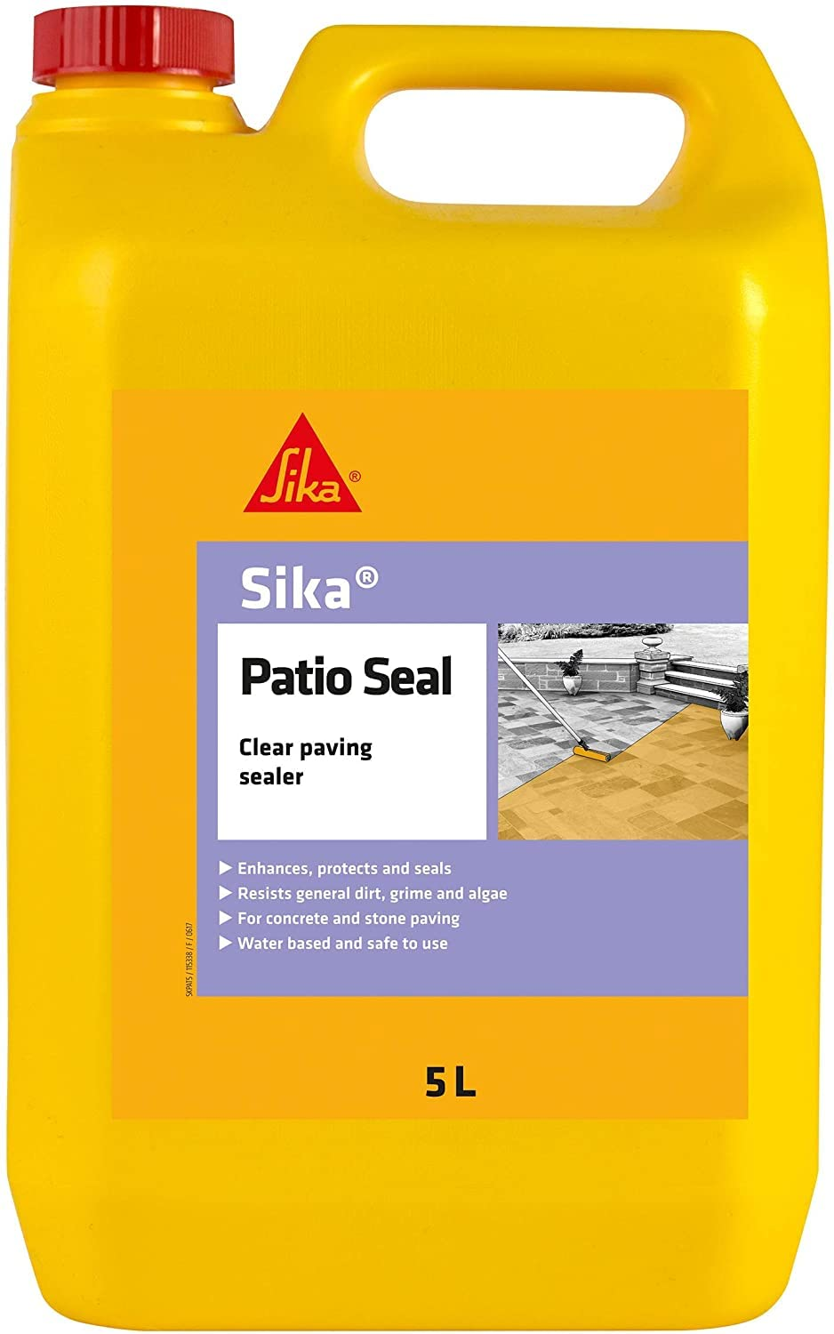 Sika Patio Seal - Paving Sealer, Clear, 5 Litre