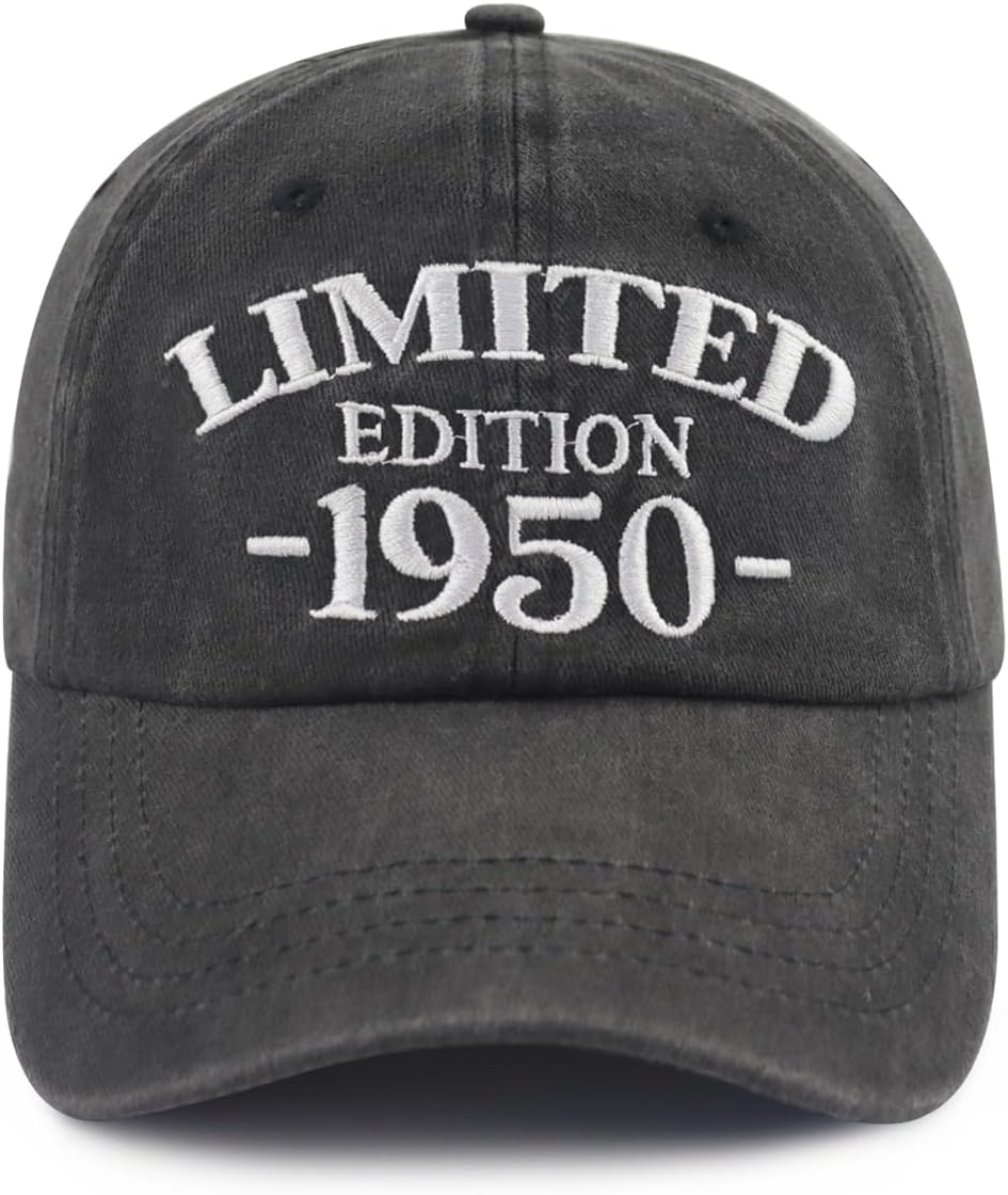 Xullaxth Limited Edition 1950 1951 1952 1953 1954 1955 1956 1957 1958 1959 Hat for Men Women, Adjustable Cotton Baseball Cap