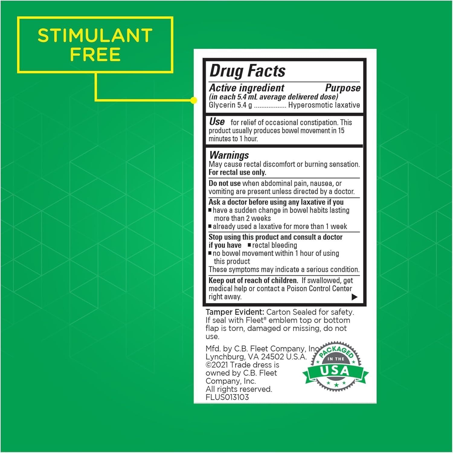 Fleet Liquid Glycerin Suppositories 4 Each image number 6