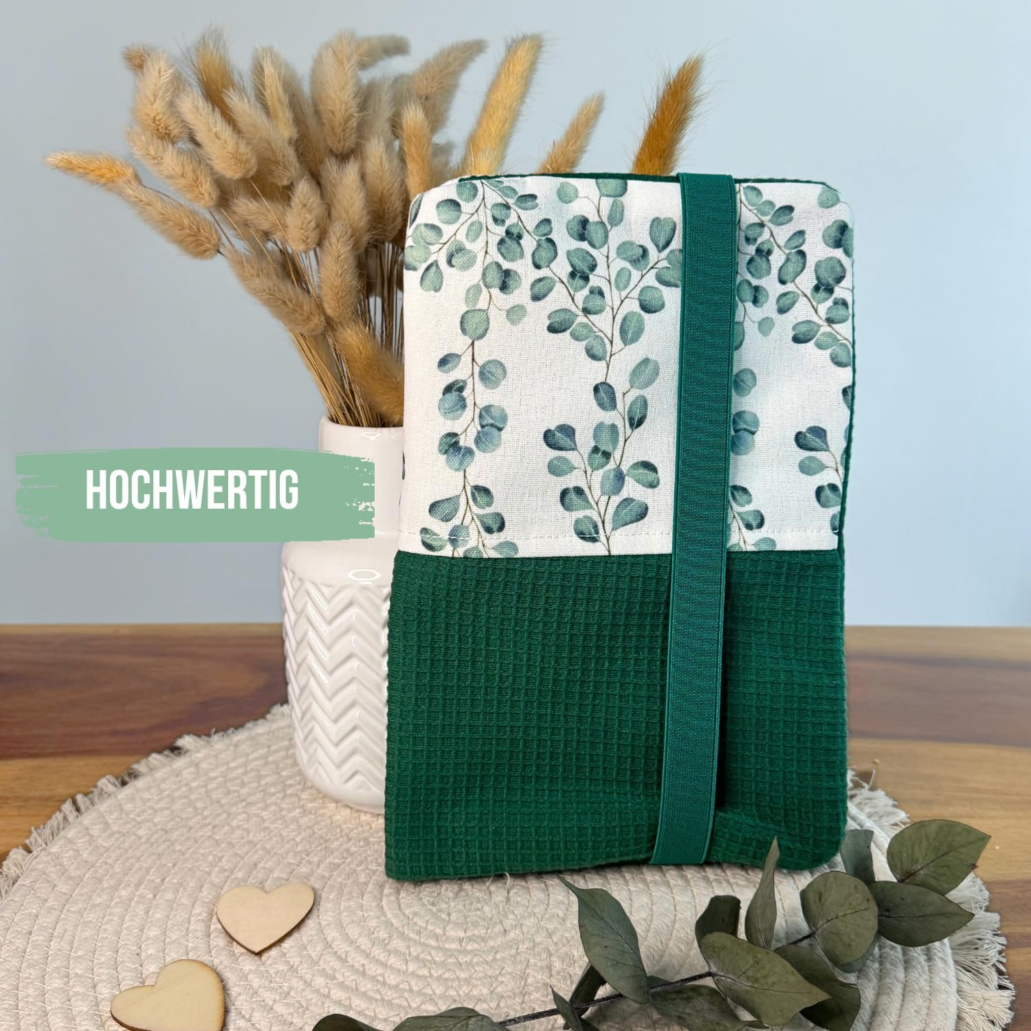 Malino Premium Travel Nappy Bag - Evergreen - Organiser for Nappies, Wipes & Baby Essentials, Baby Cosmetic Bag in Eucalyptus Design image number 4