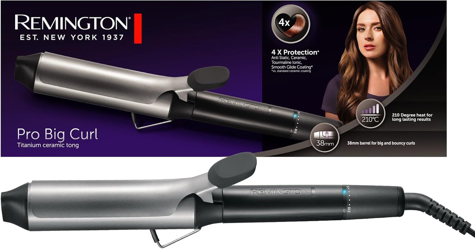 Remington Pro Big Curl CI 5538 Ceramic Curling Iron image number 1