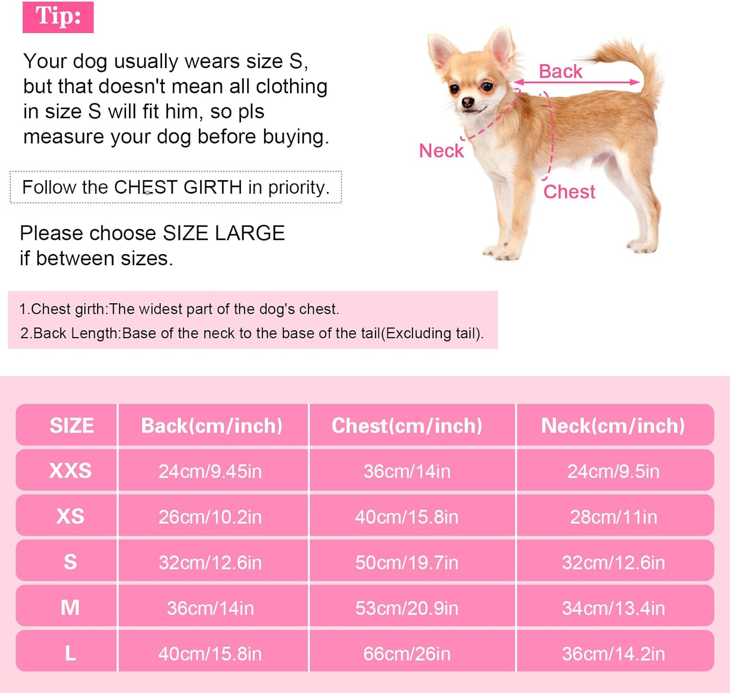 Yoolhamy Dog Pajamas for Small Dogs Cats Fleece Sweater Heart Onesie Clothes Soft Pink Pajamas Romper Four Legged Dog Sleepwear for Puppy Chihuahua Yorkie (Pink Heart, XXL image number 3
