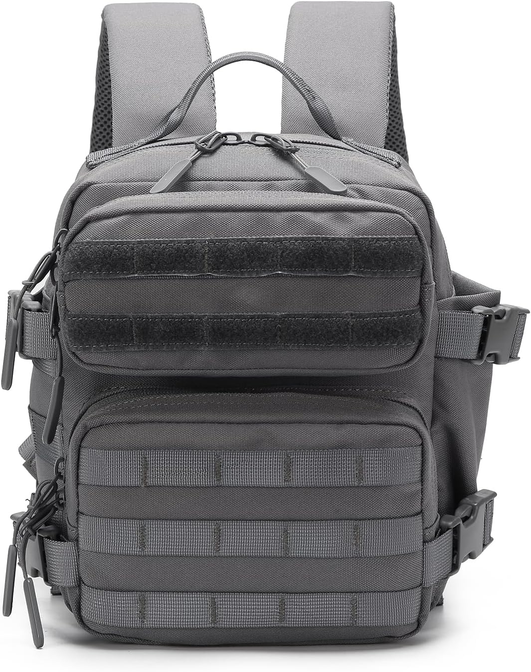 9L Mini Backpack for Men and Women, Small Backpack for Gym Hiking Travel Sports Running - A01-Black image number 7