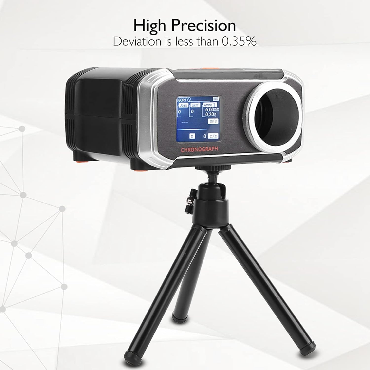 Paintball Chronograph Tester, Light Weight Speed Tester, Compact BB Tester, Air Gun Accessory for Ios and Android System image number 5