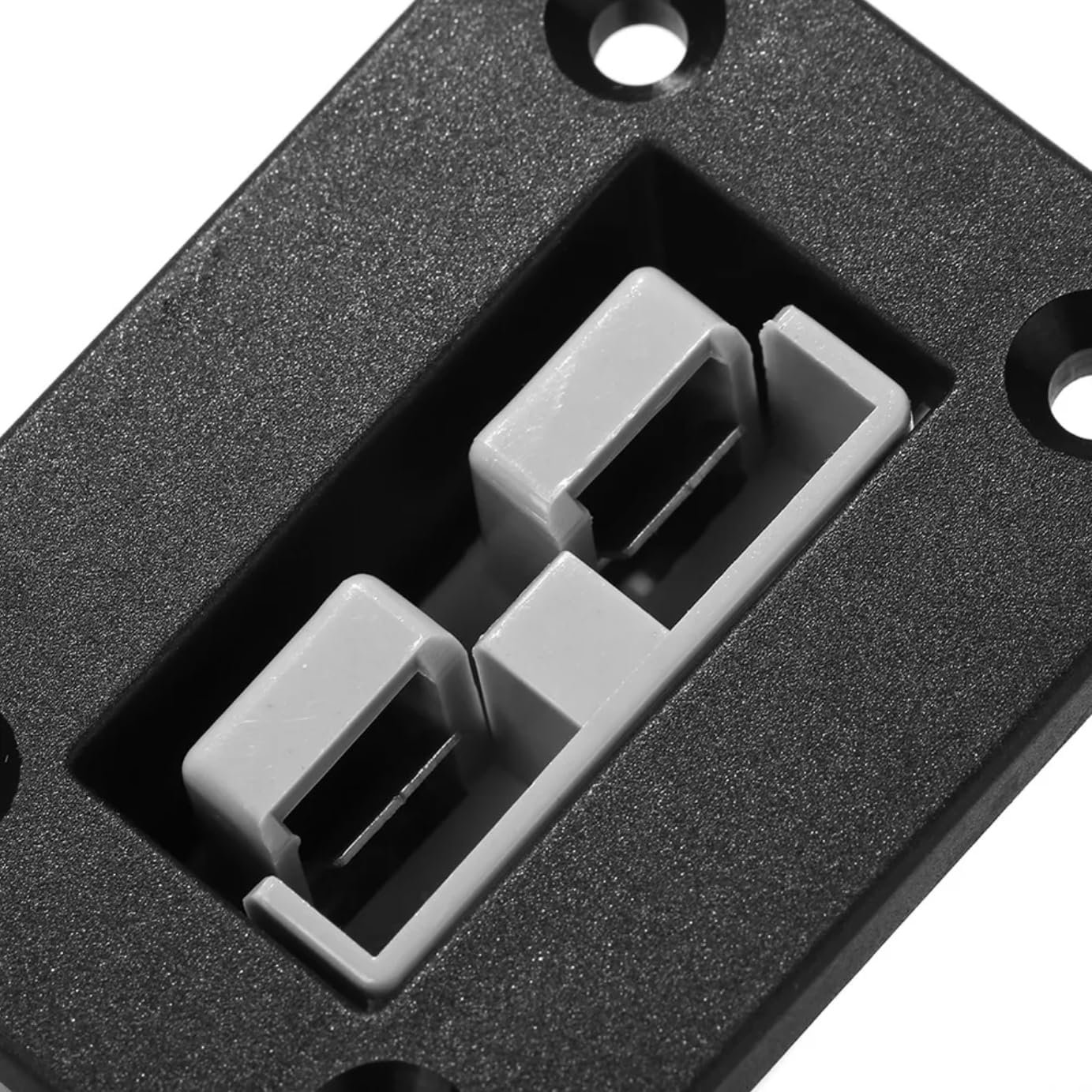 5-Pack 50Amp Power Connector Plug with Protective Cover Double Pole, for Anderson Plug Flush Mount, Quick Connect Disconnect for Caravan, Winches Forklifts Chargers and Trailers image number 4